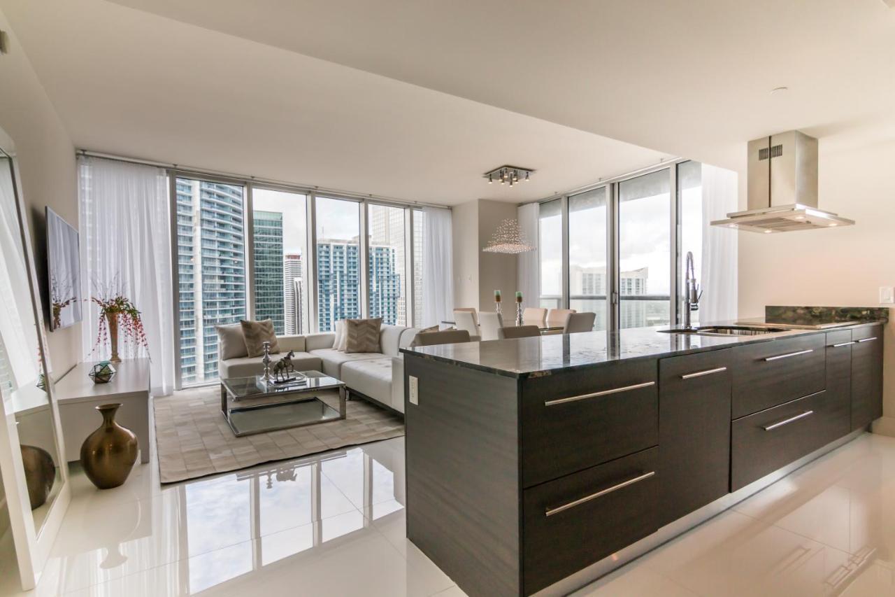 Luxury 5-Star Condo @37Th Floor In Icon Brickell 2B/2B マイアミ エクステリア 写真